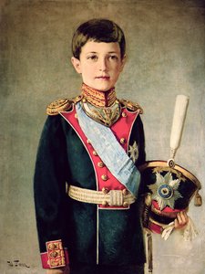 Portret van Tsarevitsj Alexei Nikolaevich